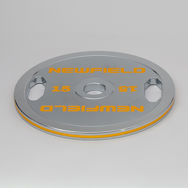 Chromed Olympic Steel Plate with Two Grips