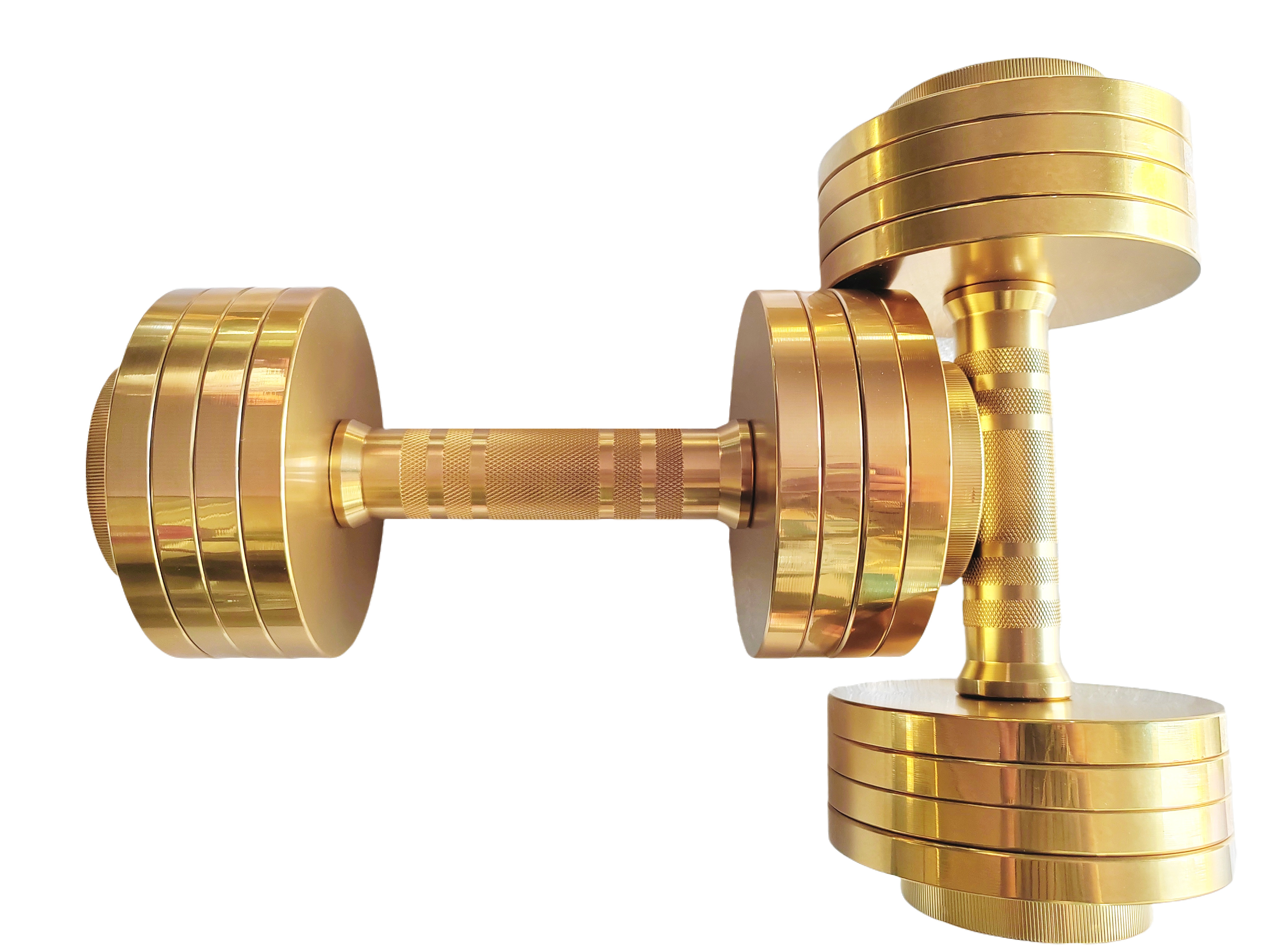 Titanium Steel Adjustable Round Dumbbell 