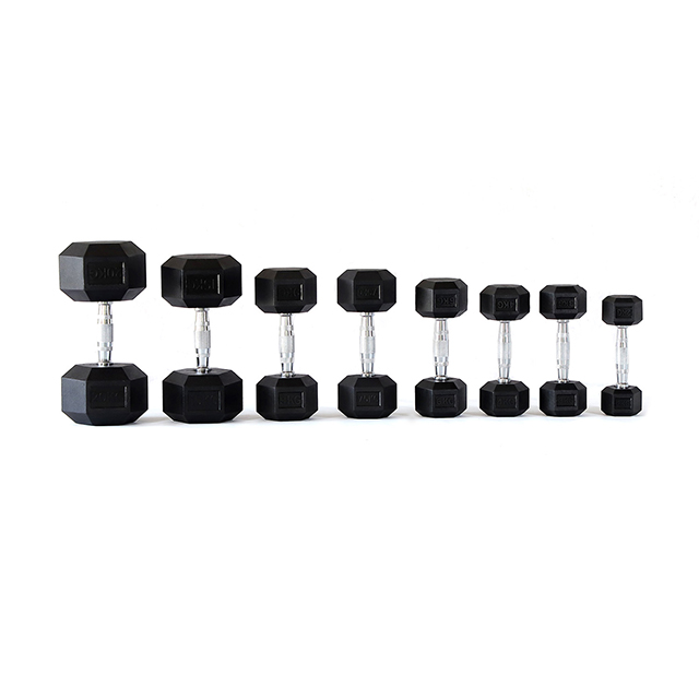 Rubber Hex Dumbbell