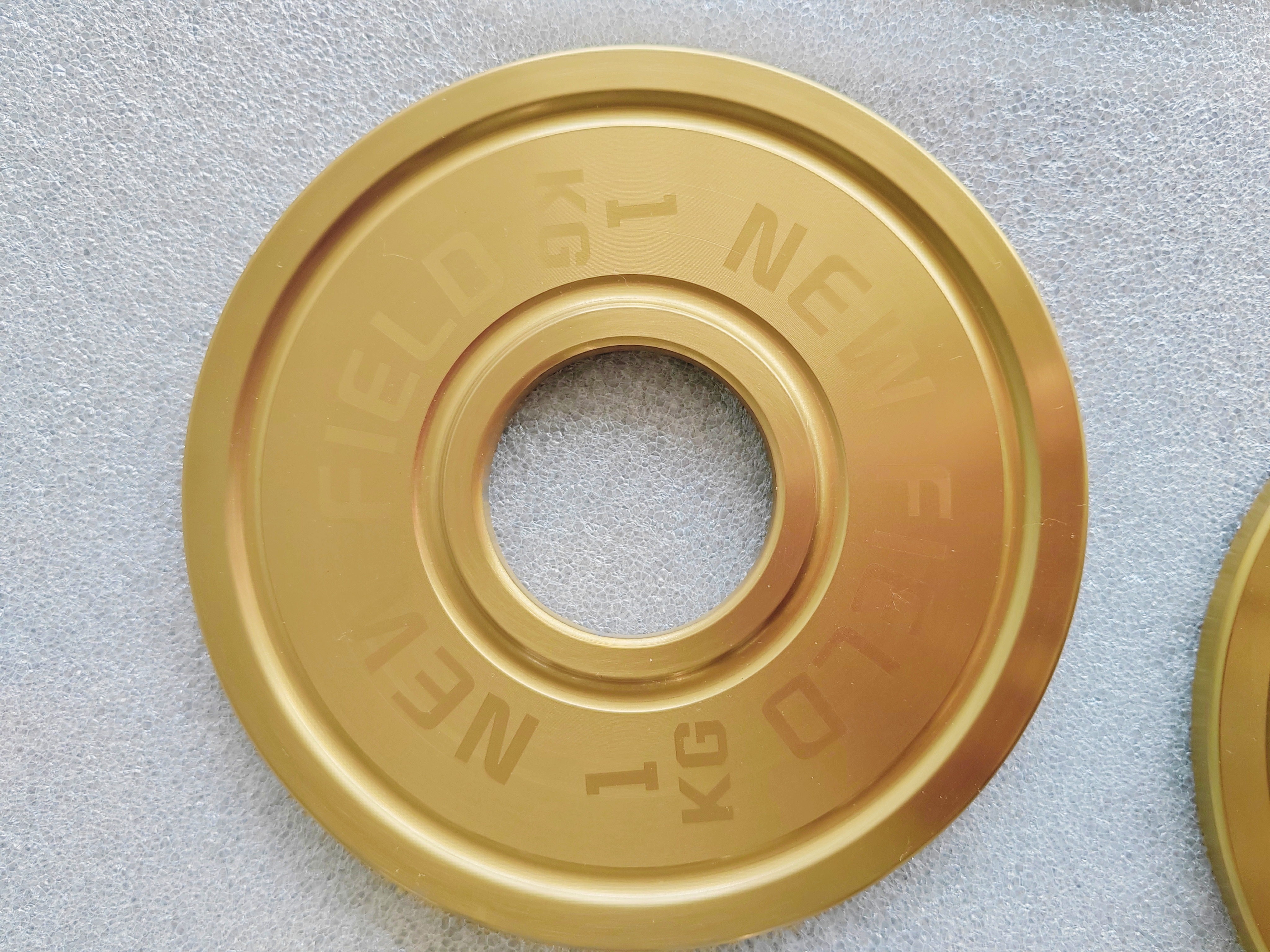 Titanium Gold Plated Steel Calibrated Plate