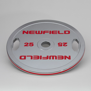 Chromed Olympic Steel Plate with Two Grips