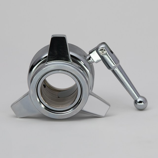 2.5KG Chromed Round Lock Collar with Knurled Pattern