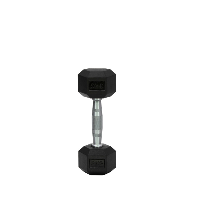 Rubber Hex Dumbbell