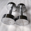 Round Chromed Steel Dumbbell