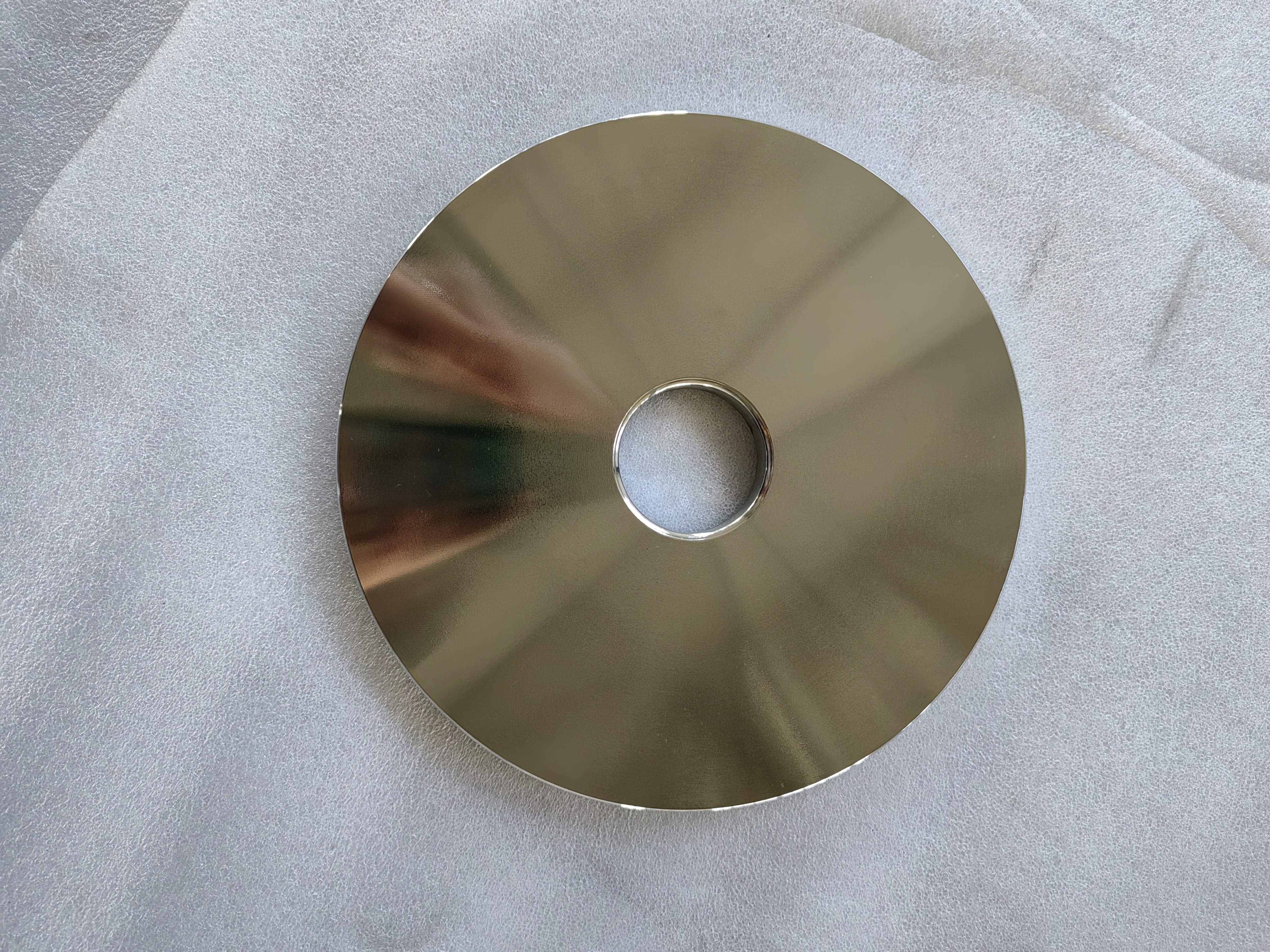 Chromed Steel Calibrated Weight Plate with Debossed Logo