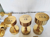 Titanium Gold Plated Steel Round Dumbbell