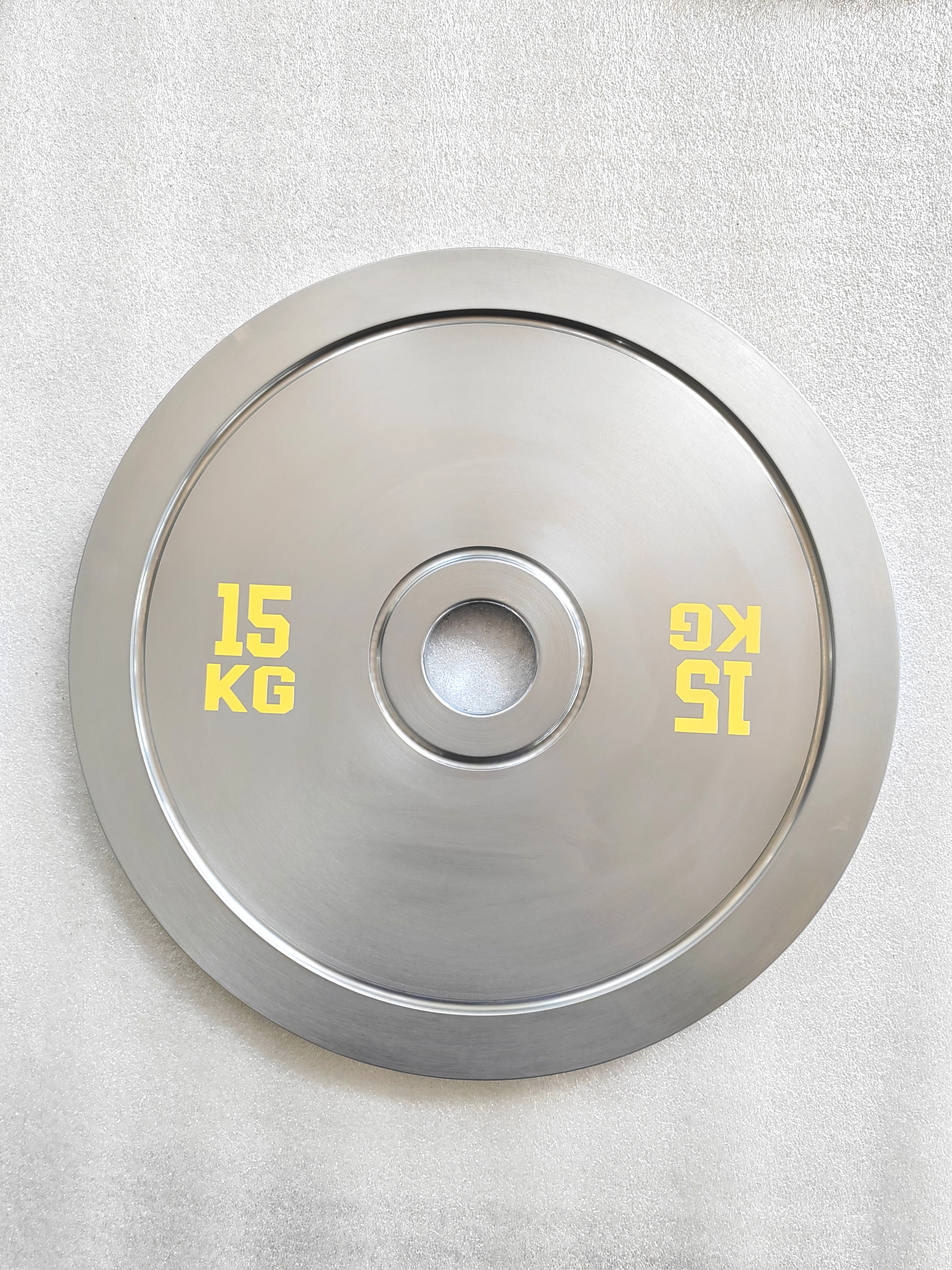 Chromed Steel Calibrated Plate with Printed Logo