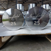 Round Chromed Steel Dumbbell