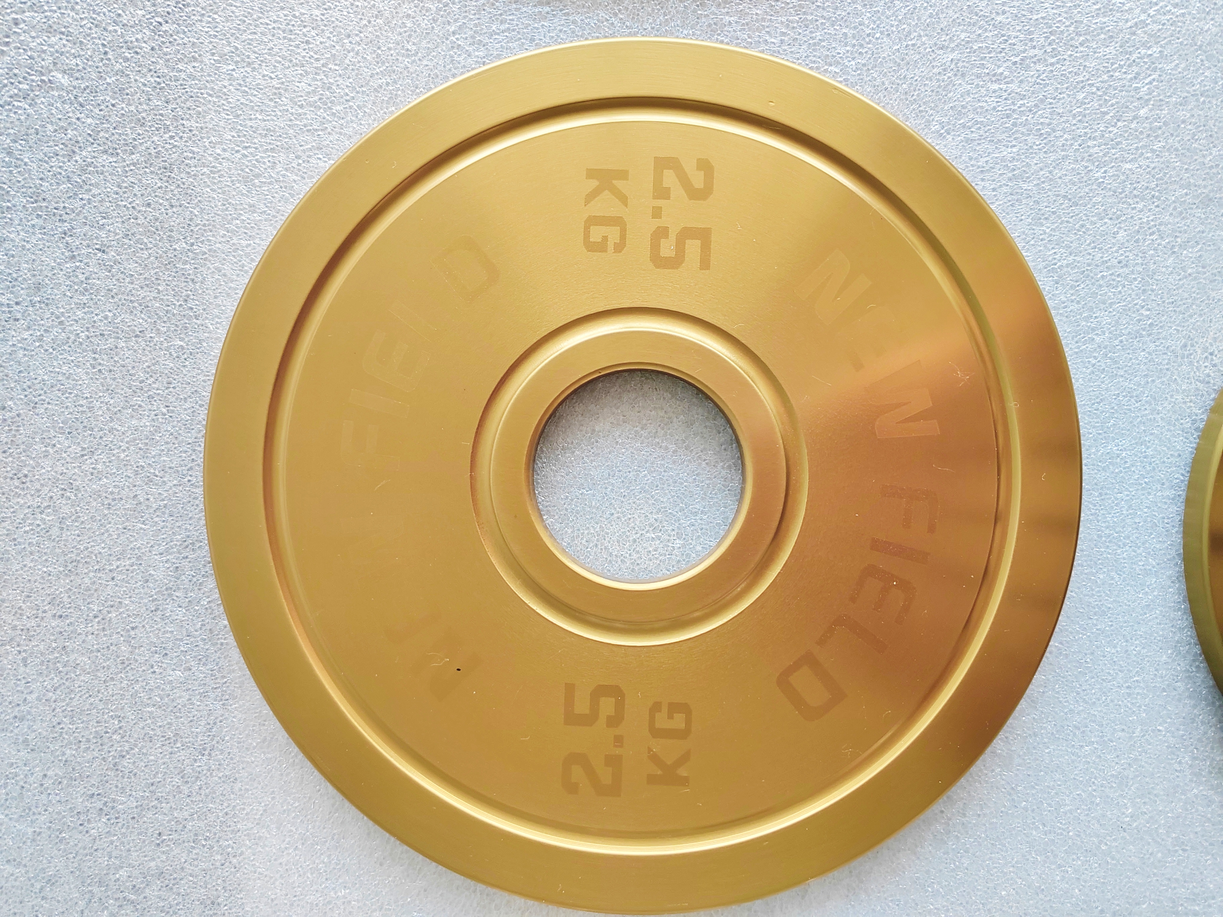 Titanium Gold Plated Steel Calibrated Plate