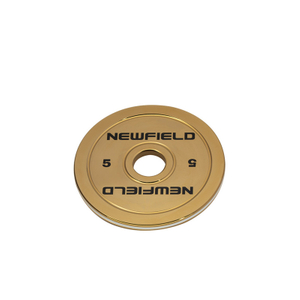 Coating Titanium Calibrated Steel Weight Plate with UV Print Logo
