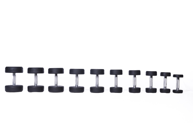 Round Rubber Dumbbell