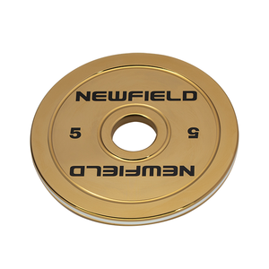 Titanium Chromed Steel Calibrated Plate with Printed Logo