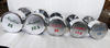 Round Chrome Dumbbell with Laser Engrave Logo