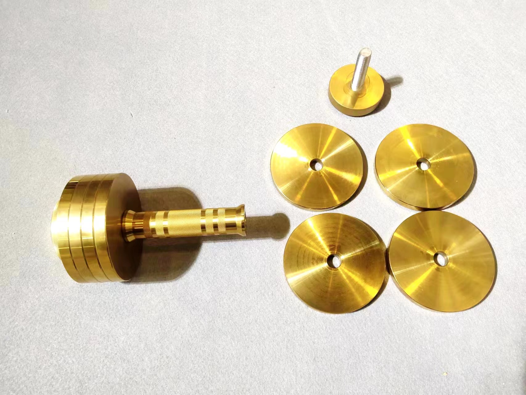 Titanium Steel Adjustable Round Dumbbell 