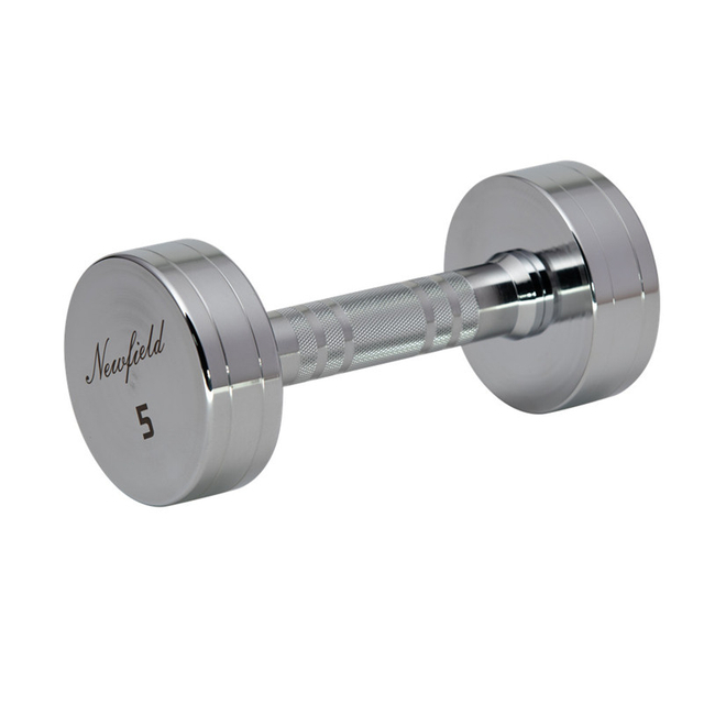 Round Chrome Dumbbell with UV Print