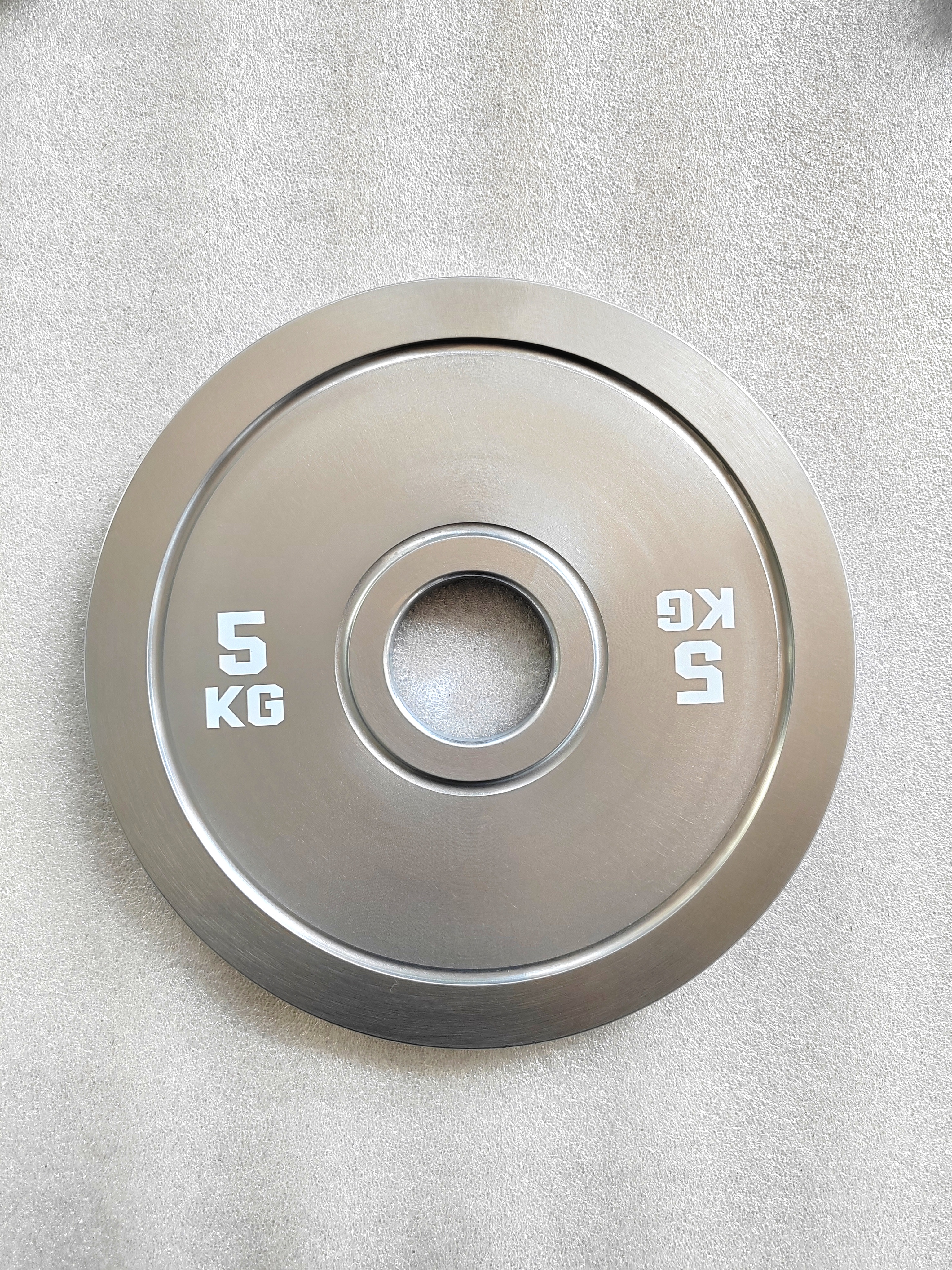 Chromed Steel Calibrated Plate with Printed Logo