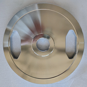 Chromed Olympic Steel Plate with Two Grips