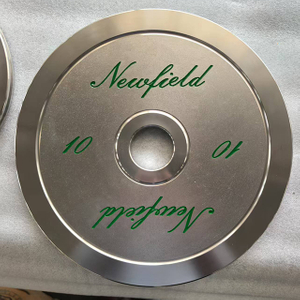 Stainless Steel Calibrated Weight Plate with Debossed Logo