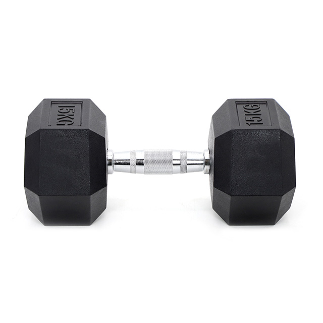 Rubber Hex Dumbbell