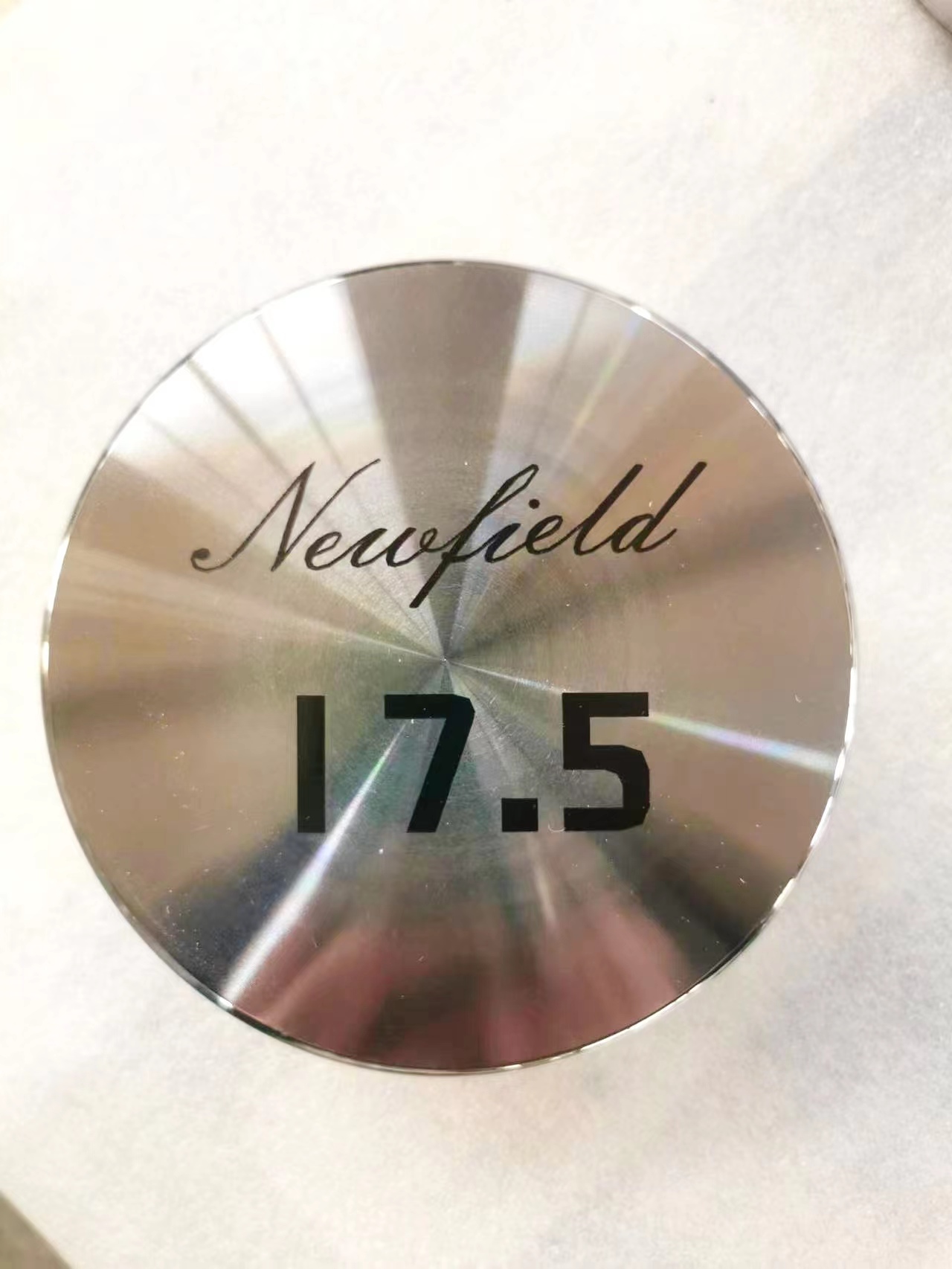 Silver Chromed Steel Round Dumbbell